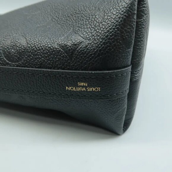 100% Authentic Louis Vuitton Sac Sport Black W/P Monogram Leather Shoulder Bag - Picture 8 of 12